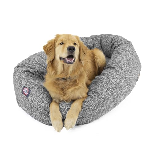 Majestic Pet Bagel Beruhigendes Hundebett waschbar – gemütliches weiches rundes Hundebett mit Wirbelsäulenunterstützung für Hunde zum Ausruhen des Kopfes – flauschiges Donut-Hundebett 132 x 89 x 28 cm Majestic Pet Bagel Beruhigendes Hundebett waschbar – gemütliches weiches rundes Hundebett mit Wirbelsäulenunterstützung für Hunde zum Ausruhen des Kopfes – flauschiges Donut-Hundebett 132 x 89 x 28 cm von Majestic