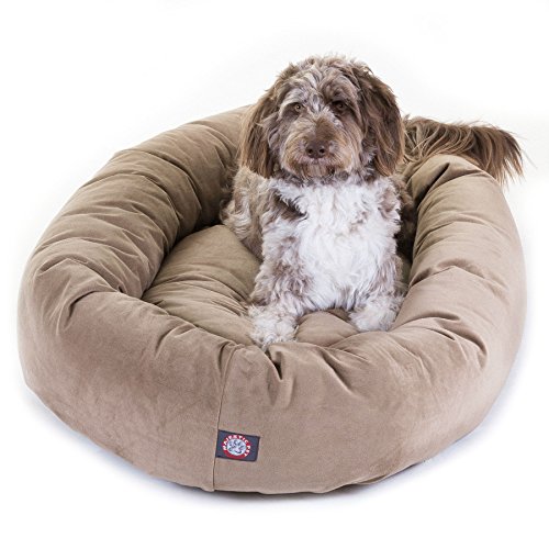 Majestic Pet Hundebett in Bagel-Form, 132,08 cm, grau, Wildleder, Products Majestic Pet Hundebett in Bagel-Form, 132,08 cm, grau, Wildleder, Products von Majestic