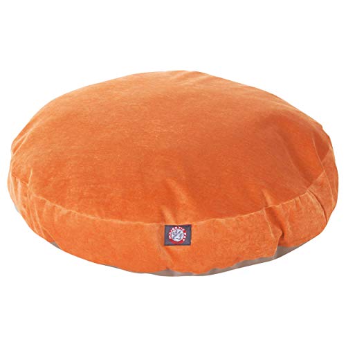 Majestic Pet Orange Villa Collection Hundebett, rund, groß von Majestic