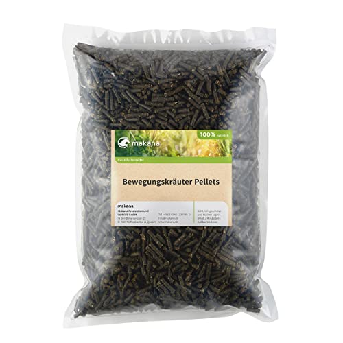 Makana Bewegungskräuter Pellets auf Schwarzkümmelbasis, 1500 g Beutel von Makana