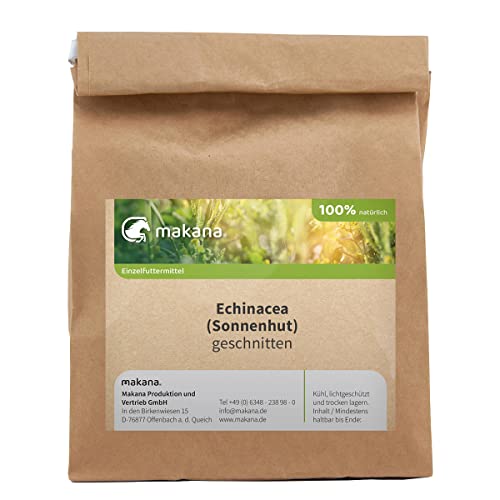 Makana Echinacea (Sonnenhut) für Tiere, geschnitten, 500 g Tüte von Makana