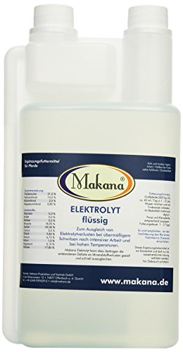 Makana Elektrolyt (flüssig) für Pferde, 1 l Dosierflasche von Makana