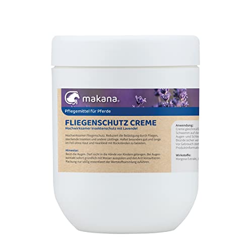 Makana Fliegenschutzcreme für Pferde, 1000 ml Tigel von Makana