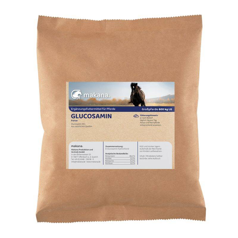 Makana Glucosamin HCL Pulver für Tiere, 1000 g Beutel von Makana