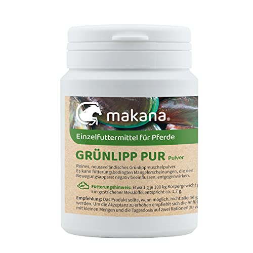 Makana Grünlipp PUR, Grünlippmuschel Pulver, 100 g Dose von Makana