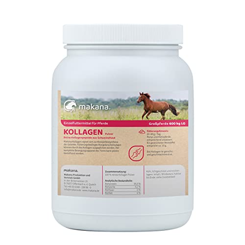 Makana Kollagen Hydrolysat für Pferde, 1 kg Dose von Makana