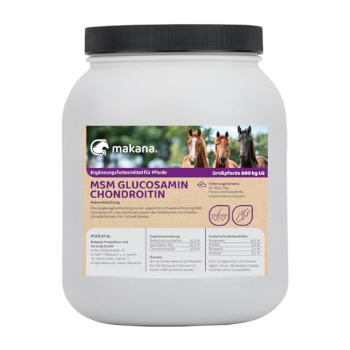 Makana MSM Glucosamin Chondroitin Pulver 2 kg Dose von Makana