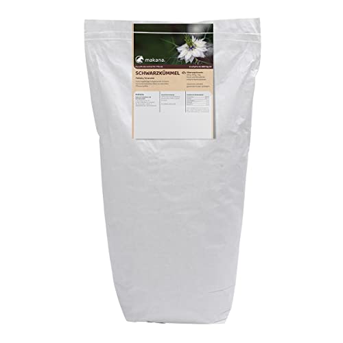 Makana Schwarzkümmel Pellets / Granulat für Tiere, 10 kg Sack von Makana