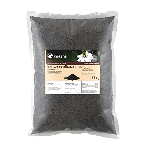 Makana Schwarzkümmel für Tiere, fein granuliert, 1,5 kg Beutel Makana Schwarzkümmel für Tiere, fein granuliert, 1,5 kg Beutel von Makana