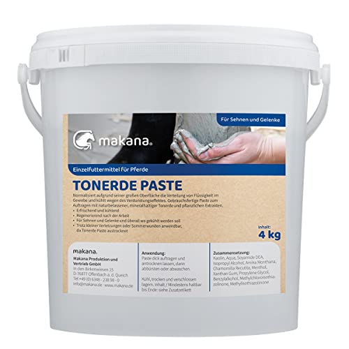 Makana Tonerde Paste, erfrischend & kühlend, 4 kg Eimer von Makana