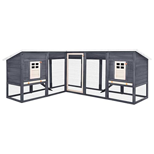 Kaninchenstall, 2 Ebenen Hasenstall Ideal für drinnen und draußen, Kleintiergehege Hasenkäfig Kleintierstall Kleintierhaus Zwergkaninchenstall mit Wasserfeste Dach, Rampe, 250x192x105 cm Kaninchenstall, 2 Ebenen Hasenstall Ideal für drinnen und draußen, Kleintiergehege Hasenkäfig Kleintierstall Kleintierhaus Zwergkaninchenstall mit Wasserfeste Dach, Rampe, 250x192x105 cm von Makastle