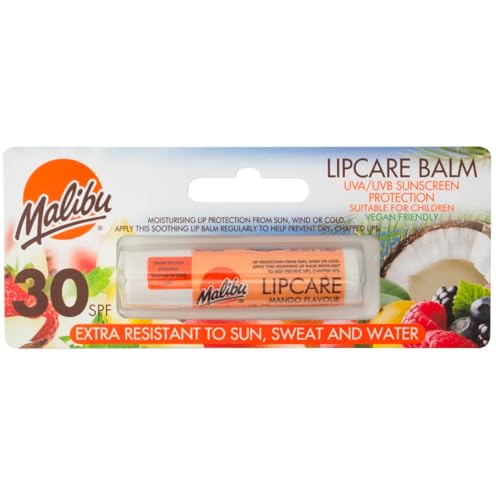 Malibu Lipbalm with SPF30, Mango 4 ml von Malibu