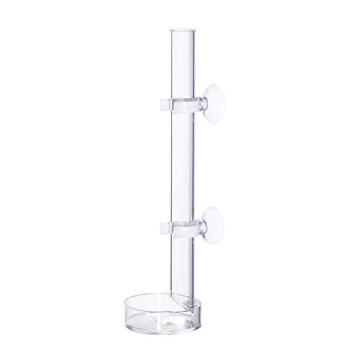 Malloy 35Cm Acryl Garnele Feeder FüTterung Schalen für Fisch Aquarium Aquarium Garnele Fisch, mit 2 Saugen NäPfen von Malloy