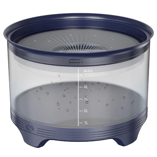 Malloy 5,5-L-Wassernapf für Hunde, Großer Wassernapf mit Auslaufsicherem Futter für Hunde, Spritzwassergeschützter, Langsamer Wasserspender B Malloy 5,5-L-Wassernapf für Hunde, Großer Wassernapf mit Auslaufsicherem Futter für Hunde, Spritzwassergeschützter, Langsamer Wasserspender B von Malloy