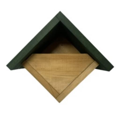 * Neu * Rotkehlchen Nistkasten mit grünem Dach x 1 Holz Wildvogelhaus SMF von Maltbys' Stores 1904 Limited