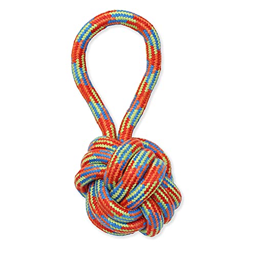 Mammoth Pet Products, Mammut Flossy Kauball mit Griff, 9,5 cm, 25020F von Mammoth Pet Products