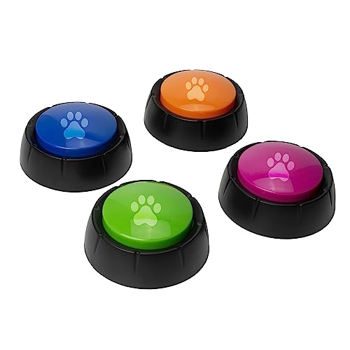 Grehge Friend Recordable Dog Buttons 4 Set for Puppy Dog Behaviour Training von #winning