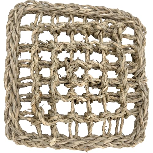 Chunky Seegras Bird Toy Mat 6 Inch - Shreddable Foraging Chew for Sittiche, Nymphensittiche, Conures, Birds That Shred - Natural Mat Toy for Small Birds - Cage Accessory Chunky Seegras Bird Toy Mat 6 Inch - Shreddable Foraging Chew for Sittiche, Nymphensittiche, Conures, Birds That Shred - Natural Mat Toy for Small Birds - Cage Accessory von Mandarin Bird Toys