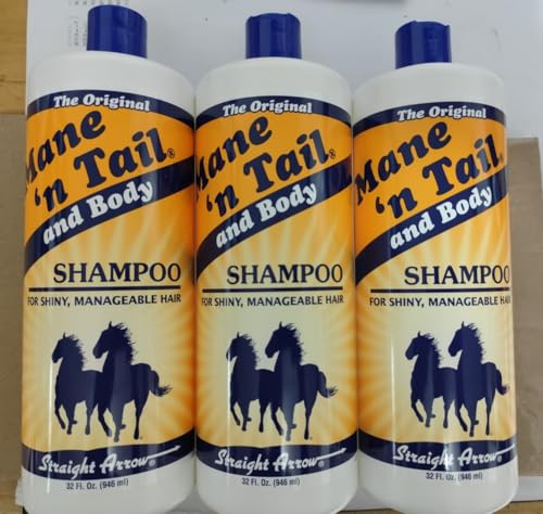 3x Mane 'n Tail and Body for Shiny, Manageable Hair Shampoo 946ml (insgesamt - 2,838L) von Mane 'n Tail