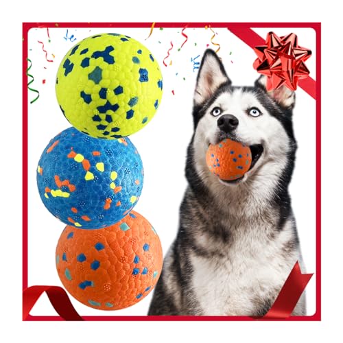 Mankoda Hundebälle, Tennisballspielzeug für aggressive Kauer, langlebiges Kauspielzeug, Durchmesser 7,6 cm, Wasserspielzeug, Apportierbälle, interaktive Hundebälle für große und mittelgroße Hunde (3 Mankoda Hundebälle, Tennisballspielzeug für aggressive Kauer, langlebiges Kauspielzeug, Durchmesser 7,6 cm, Wasserspielzeug, Apportierbälle, interaktive Hundebälle für große und mittelgroße Hunde (3 von Mankoda