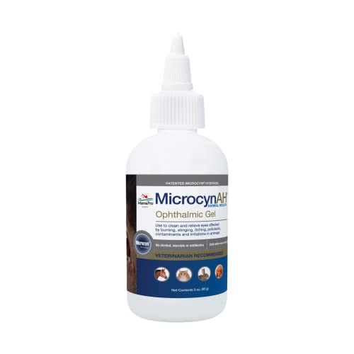 Microcyn AH Augengel, Augenreinigung, Augenabstand für Haustiere 89ml von Manna Pro