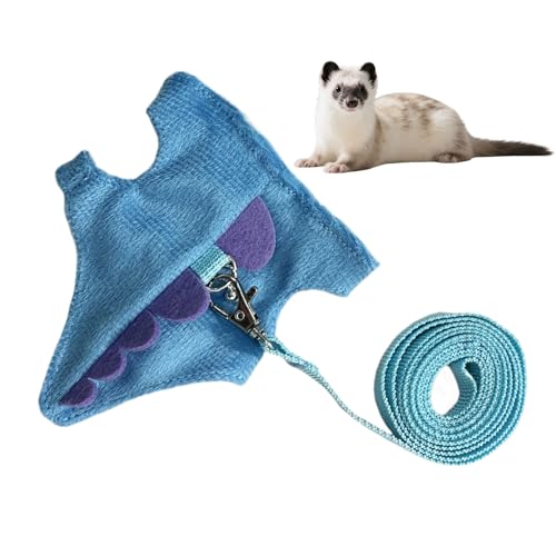 Kaninchen Geschirr - Kleintier Geschirr Leine Für Kaninchen Frettchen,Tägliche Spaziergänge Outdoor Abenteuer Feste Fotos für Frettchen Chinchilla Kitten Kaninchen Geschirr - Kleintier Geschirr Leine Für Kaninchen Frettchen,Tägliche Spaziergänge Outdoor Abenteuer Feste Fotos für Frettchen Chinchilla Kitten von Manolyee