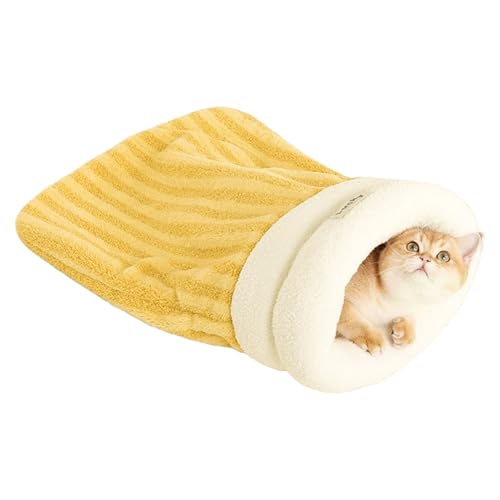 Schlafsack Für Katzen | Winter Wärmehöhle Haustierbett | Kratzfeste Katzen Schlafhöhle Für Balkon Wohnzimmer Schlafzimmer Reise Wohnung Terrasse Schlafsack Für Katzen | Winter Wärmehöhle Haustierbett | Kratzfeste Katzen Schlafhöhle Für Balkon Wohnzimmer Schlafzimmer Reise Wohnung Terrasse von Manolyee