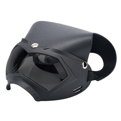 Sonnenbrille für Hunde - Staubdichte Katzensonnebrille mit UV-Schutz und Hut - Stoßfestes Hundebrille Helm, Atmungsaktiv Für Outdoor Camping Sonnenbrille für Hunde - Staubdichte Katzensonnebrille mit UV-Schutz und Hut - Stoßfestes Hundebrille Helm, Atmungsaktiv Für Outdoor Camping von Manolyee