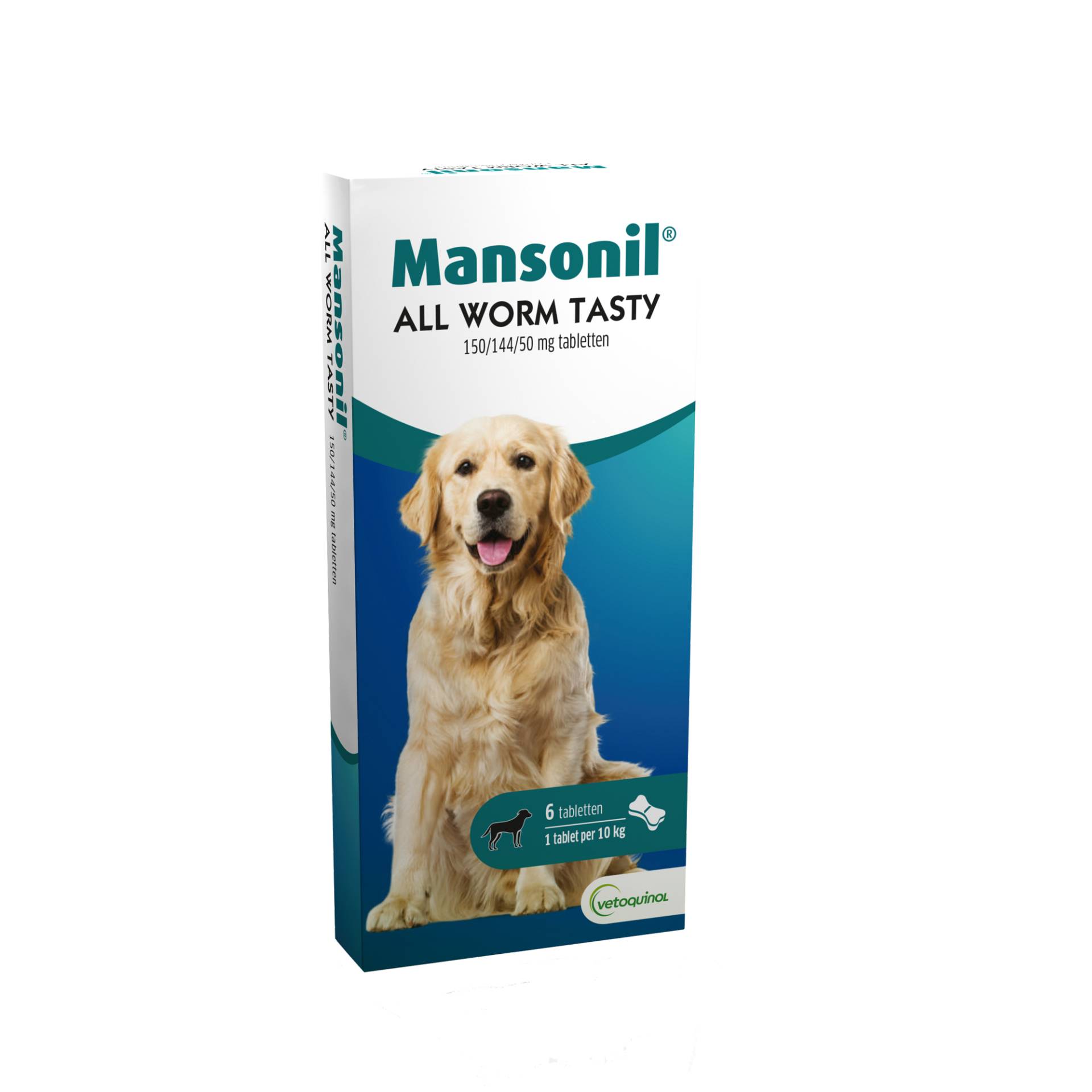 Mansonil All Worm Large Dog - 2 Tabletten von Mansonil