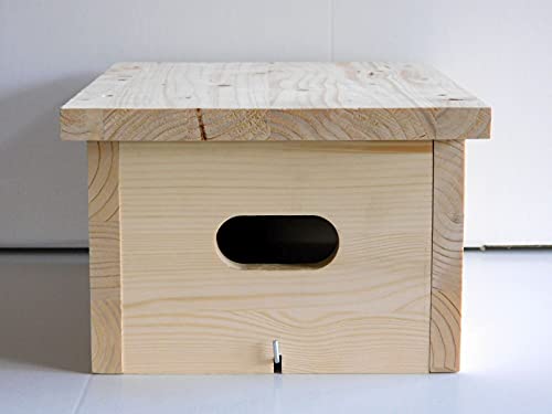 Nistkasten Mauersegler Bausatz, Manufaktur Martinshof, H: 15,50 cm B: 24,00 cm T: 34,50 Nistkasten, Langhöhle, Vogelhaus, Vögel, Vogelschutz, Brutplatz, Insekten, Brutkasten, Nisthaus, Nisthöhle von Manufaktur Martinshof