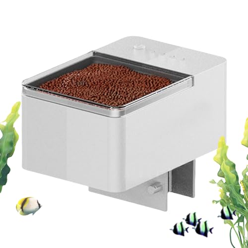 Maodom Fischfutterautomat Mit Automatischer Dosierung,Automatischer Futterspender Für Aquarien | Präzises Fütterungssystem Für Flockenfutter Und Granulat Mit Vielseitiger Anwendung Maodom Fischfutterautomat Mit Automatischer Dosierung,Automatischer Futterspender Für Aquarien | Präzises Fütterungssystem Für Flockenfutter Und Granulat Mit Vielseitiger Anwendung von Maodom