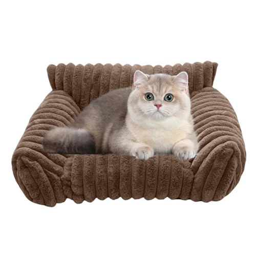 Maodom Haustier Sofabetten - Kuschelweiche Haustier Couch - Plüsch Erhöhtes Sofa Bett für Katze und Hund Wohnung Auto Reise Maodom Haustier Sofabetten - Kuschelweiche Haustier Couch - Plüsch Erhöhtes Sofa Bett für Katze und Hund Wohnung Auto Reise von Maodom