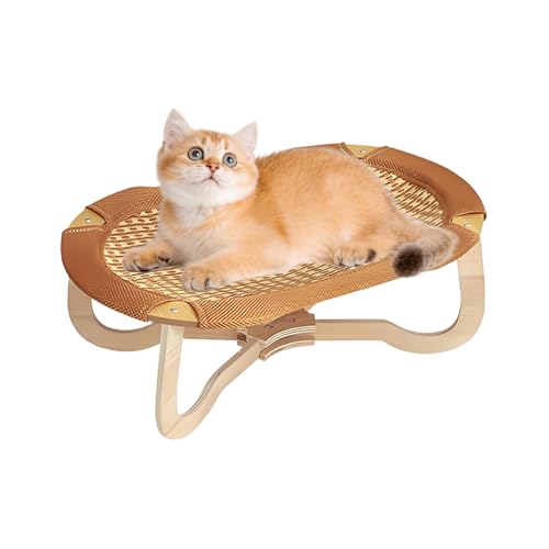 Maodom Rattan Kühl Haustierbett | Rattan Katzen Kühlmatte Erhöht,Atmungsaktive Hängematte Gewebt Kratzfest Für Kleine Mittel Große Rassen Boden Hof Garten Maodom Rattan Kühl Haustierbett | Rattan Katzen Kühlmatte Erhöht,Atmungsaktive Hängematte Gewebt Kratzfest Für Kleine Mittel Große Rassen Boden Hof Garten von Maodom