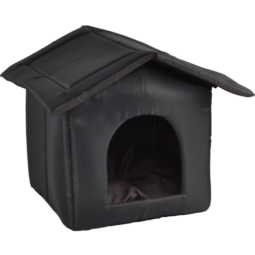 Maodom Wetterfeste Katzenhaus | Isolierte Hundehütten Und Katzenschutzhaus,rutschfeste Gehege Für Balkon Mehrkatzenhaushalt Terrasse Wohnung Camping Winter von Maodom