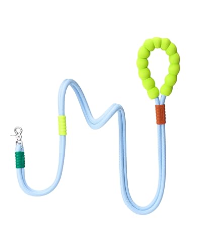Hundeleine aus der Cotton Candy-Serie, mit Nitrilschaum-Griff, langlebig und stabil, geeignet für kleine und mittelgroße Hunde, Blau Hundeleine aus der Cotton Candy-Serie, mit Nitrilschaum-Griff, langlebig und stabil, geeignet für kleine und mittelgroße Hunde, Blau von Maogoublue