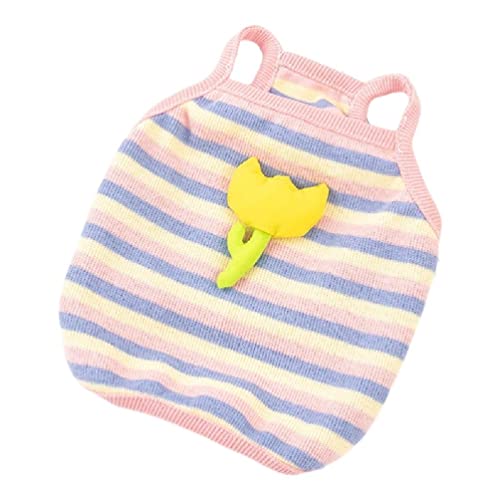 Gestreifte Weste für Welpen, Cami-Hunde, Hochzeit, Cami-Sommerkleid mit Blume, Welpen, Hund und Katzen im Sommer, Urlaub, Hunde-Kostüme für mittelgroße Hunde Gestreifte Weste für Welpen, Cami-Hunde, Hochzeit, Cami-Sommerkleid mit Blume, Welpen, Hund und Katzen im Sommer, Urlaub, Hunde-Kostüme für mittelgroße Hunde von Maouira