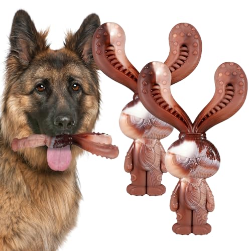 Mapneng Unzerstörbares Hundespielzeug für große Hunde, Kauspielzeug für aggressive Kauer, langlebiges Nylon-Kauspielzeug mit Rindfleischgeschmack, robustes Hundespielzeug für mittelgroße und große Mapneng Unzerstörbares Hundespielzeug für große Hunde, Kauspielzeug für aggressive Kauer, langlebiges Nylon-Kauspielzeug mit Rindfleischgeschmack, robustes Hundespielzeug für mittelgroße und große von Mapneng