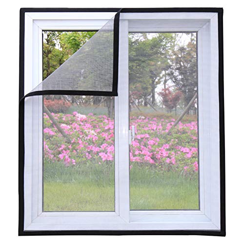 Maran Katzen-Fensterschutz, für Katzen, selbstklebendes weißes Fensternetz gegen Mücken, halbtransparent, zuschneidbar von Maran