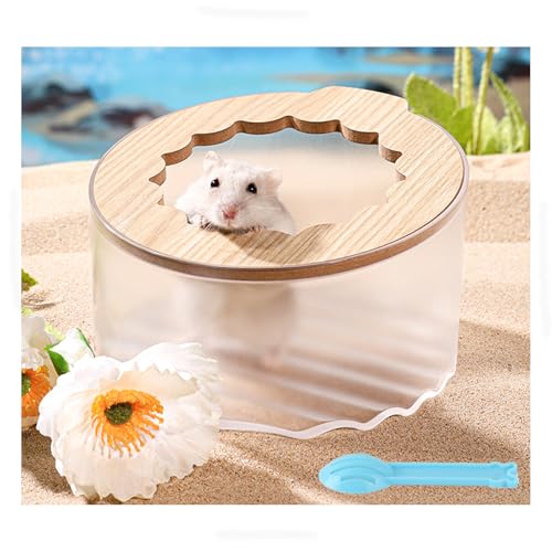 Marchul Hamster Sand Badebehälter, Hamster Sand Bath Box with Sandschaufel, Transparente Hamster Badewanne Badezimmer Toilette, Hamster Sand Badebox mit Dach Hamster Klo Kleintier Toilette Sandkasten Marchul Hamster Sand Badebehälter, Hamster Sand Bath Box with Sandschaufel, Transparente Hamster Badewanne Badezimmer Toilette, Hamster Sand Badebox mit Dach Hamster Klo Kleintier Toilette Sandkasten von Marchul