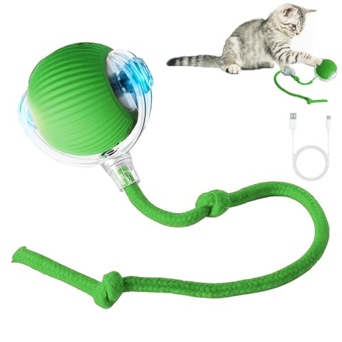 Marchul Interaktiver Katzenspielzeug-Ball, Automatisch Bewegliches Katzenspielzeug für gelangweilte Indoor-Katzen, Aktiver Rollball für Hunde, 360° Smart Cat Ball Spielzeug Ball Schnelles Rollen auf Marchul Interaktiver Katzenspielzeug-Ball, Automatisch Bewegliches Katzenspielzeug für gelangweilte Indoor-Katzen, Aktiver Rollball für Hunde, 360° Smart Cat Ball Spielzeug Ball Schnelles Rollen auf von Marchul