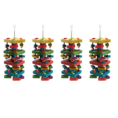 Marclix 4X Kauen Spielzeug Große Medium Papageien Käfig Spielzeug Afrikanische Graue Macaws Kakadus Marclix 4X Kauen Spielzeug Große Medium Papageien Käfig Spielzeug Afrikanische Graue Macaws Kakadus von Marclix