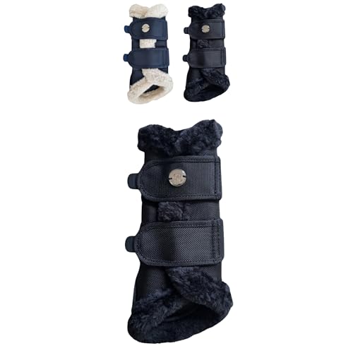 Marengos - Dressurgamaschen 1680D Comfort Light – Pferdegamaschen mit weichem Kunstfell, Klettverschlüssen & atmungsaktivem Mesh – Gamaschen für Pferde in Schwarz – Größe M Marengos - Dressurgamaschen 1680D Comfort Light – Pferdegamaschen mit weichem Kunstfell, Klettverschlüssen & atmungsaktivem Mesh – Gamaschen für Pferde in Schwarz – Größe M von Marengos
