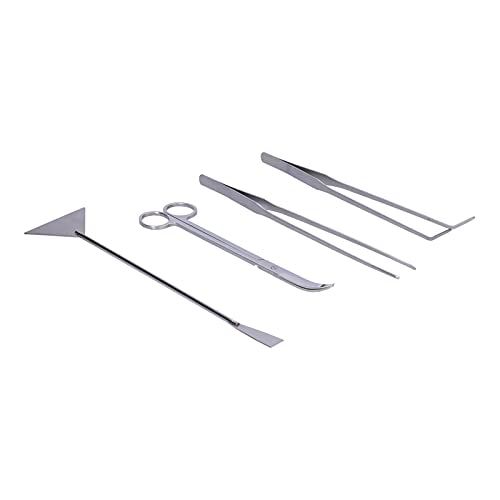 Aquarium-Aquascape-Werkzeugset, Werkzeugset aus Aluminiumlegierung, Pflanzenpinzette, Schere, Spatel für die Reinigung von Fischpflanzen, Starter-Sets Aquarium-Aquascape-Werkzeugset, Werkzeugset aus Aluminiumlegierung, Pflanzenpinzette, Schere, Spatel für die Reinigung von Fischpflanzen, Starter-Sets von Marhynchus