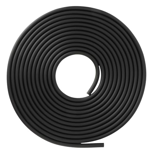 Marhynchus Buntes Sauerstoffschlauch der 5 M Silikon -Aquariumluftpumpe für Böden, Resistente Sauerstoffrohr Ideal für Frische und Gesalzene Wasserfische (Black) von Marhynchus