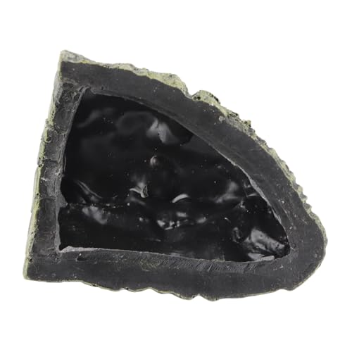 Marhynchus Harzschildkröten -Höhlenhöhle Ornament - Sicher für Aquariumdekor, Versteckterrasse für Reptilien, Fischtankdekoration (DB-025C große Schildkrötenhöhle) von Marhynchus