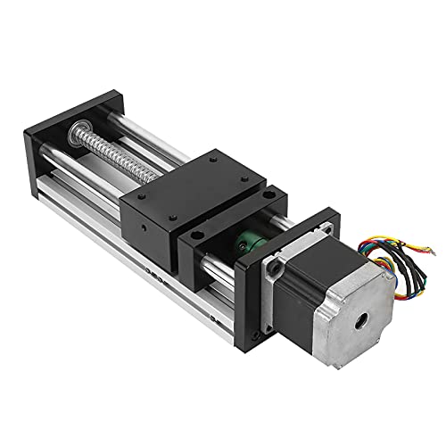 Marhynchus Schiebetisch mit 400 Mm Führung mit NEMA23 -Steppermotor für Lineare Anwendungen (Effektiver Schlaganfall 400㎜1204 Schraube) von Marhynchus