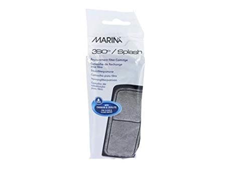 Marina, 360/Splash, 4er Pack x 3, Ersatz-Filter-Kartusche-Pads, Aktivkohle und Zeolith von Marina