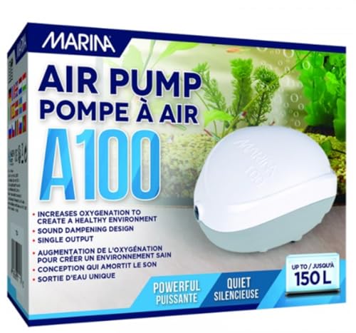 Marina 11114 Durchlüfterpumpe 100, für Aquarien bis 150L, Schwarz Marina 11114 Durchlüfterpumpe 100, für Aquarien bis 150L, Schwarz von Marina