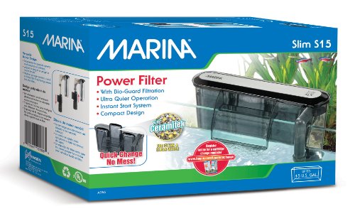 Marina Slim S15 Power Filter, für Aquarien bis 57L geeignet von Marina