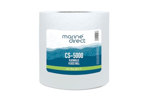 Marine Direct – 40m Vliesrolle CS-5000 PET für Vliesfilter Clarisea SK 5000 – wasserdurchlässiges Filtervlies für Süßwasser & Meerwasser Aquarien – hervorragende Filterleistung – Made in Germany von Marine Direct